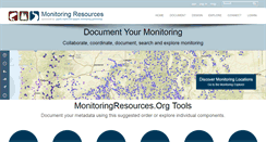 Desktop Screenshot of monitoringresources.org